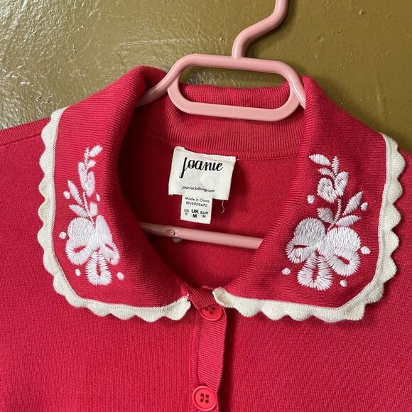 Joanie Clothing size Med Benita embroidered collar knitted dress. - Picture 4 of 7